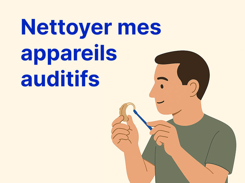 Illustration nettoyage appareils - main