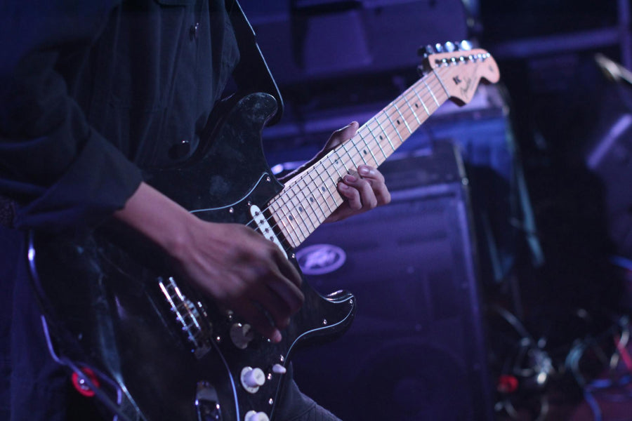Guitare plan rapproché - grande